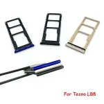 Sim Tray Holder Tecno Pouvoir 3 Plus LB8 SIM Card Tray Slot Holder Adapter Socket Repair Parts Bangladesh (New)