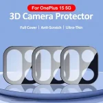 3 Back 3D Lens Protector Glass OnePlus 15 5G 9H Phone Camera Tempered Glass Cover Case OnePlus15 One Plus 15 1+ 15 Global Bangladesh (New)