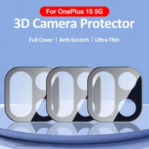 Sbf358d61216445da8e42ca19246da75cm_300x300q75 3 Back 3D Lens Protector Glass OnePlus 15 5G 9H Phone Camera Tempered Glass Cover Case OnePlus15 One Plus 15 1+ 15 Global Bangladesh (New) - Image 1