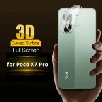 3D Clear Screen Camera Glass Xiaomi Poco X7 Pro Case Lens Protector Little X7Pro X 7 PocoX7 PocoX7Pro 5G Lenses Cover Bangladesh (New)