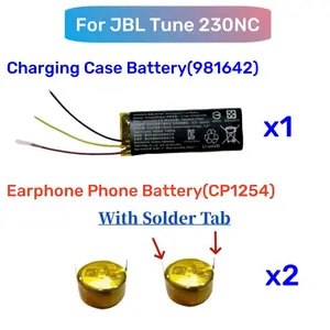 Sbf98b4ff411c47a68ff760e17ad821e5d_300x300q75 981642 750mAh Lithium Battery JBL Tune 230NC 230 NC TUNE230NC TWS Wireless Bluetooth Earphone Charging Compartment CP1254 Bangladesh (New) - Image 1