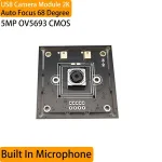 5MP Camera Module 2K CMOS OV5693 With Digital Mic Auto focus 68 Degree USB UVC Webcam Module Industrial Machine Monitoring Bangladesh (New)