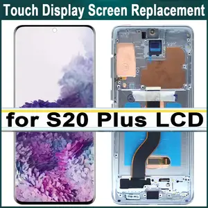 Sc53e28ff8f5b470b98d609c220d67d942_300x300q75 High Quality AMOLED Replacement Samsung S20 Plus G985 G985F LCD Display Touch Screen Digitizer Assembly Repair Parts Bangladesh (New) - Image 1