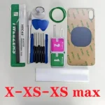 iPhone XS Max X XS Battery Cover Rear Door Glass Panel IPhone X XS Max Big Hole Back Glass Housing Case With Tool kits Bangladesh (New)