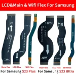 Main FPC LCD Display Connect Mainboard Flex Cable Ribbon Ribbon Samsung S23 Plus Ultra Wifi Flex Cable Bangladesh (New)