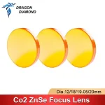 China Co2 PVD ZnSe Focus Lens Dia 12mm 18mm 19.05mm 20mm FL 38.1 50.8 63.5 76.2 101.6mm Laser Engraving Cutting Machine Bangladesh (New)