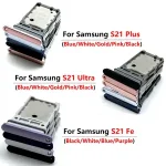Dual Card SIM Card Holder Tray Chip drawer Slot Holder Adapter Socket Samsung S21 Fe S21 Plus Ultra + Pin Bangladesh (New)