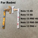 Xiaomi Redmi Note 13 Pro + Plus Power Volume Button Flex Cable Side Key Switch ON OFF Control Button Bangladesh (New)