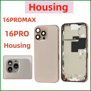 Scfc599f186ce48ffa1ca624acdaa5195n_300x300q75 iPhone Housing 16PRO 16PROMAX Battery Cover+Middle Frame Chassis+with Side Buttons+SIM Tray+16P Back Cover+Frame+Camera ring Bangladesh (New) - Image 1