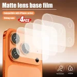 NNBILI 3 5 HD / Matte Lens Fibre Base Protective Film iPhone 17 Pro Max Air Transparent Fiber Hollow Lens Chassis Film Bangladesh (New)