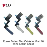 Power On Off Switch Control Key Home Button Flex Cable iPad 10 2022 10.9 Inch 10th A2696 A2757 A2777 Repair Replacement Part Bangladesh (New)