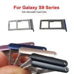 Dual Single Sim Card Tray Samsung Galaxy S9 G960 G960F G960U S9 Plus G965 G965F SIM Card Tray Slot Holder Replacement Part Bangladesh (New)
