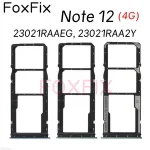 SIM Card Tray Xiaomi Redmi Note 12 4G Global SIM Slot Holder Socket Adapter Replacement 23021RAAEG 23021RAA2Y Bangladesh (New)