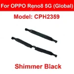 On Off Power Volume Buttons OPPO Reno8 T Z Reno 8 Lite 4G 5G Power Volume Up Down Side Buttons Keypads Flex Cable Parts Bangladesh (New)