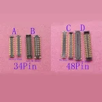 2 10 USB Charger Charging Dock Lcd Display Screen FPC Connector Plug Samsung Galaxy A10E A102 A20E A202 A202F 34 48 Pin Bangladesh (New)