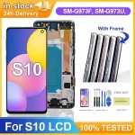 TFT Quality Samsung S10 G973F/DS G973U G973 SM G973 LCD Display Touch Screen with DIY Frame Galaxy S10 LCD Bangladesh (New)