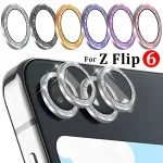 Bling Tiny Diamond Alloy Camera Glass Protector Samsung Galaxy Z Flip 7 Flip6 ZFlip5 Glitter Metal Lens Ring Cap Locator Bangladesh (New)