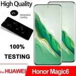 6.78 OLED Display With Frame Honor Magic6 LCD BVL AN00 Touch Screen Honor Magic 6 Repair Part Replacement Bangladesh (New)