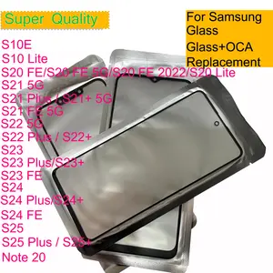 Sdd0bcf69ccd7401ca132b68f46f43e54Y_300x300q75 10 Samsung Galaxy S25 S24 FE S23 S22 S21 Plus S20 FE S10 Lite S10E Note 20 Touch Screen Panel Front Outer Glass With OCA Bangladesh (New) - Image 1