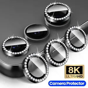 Sdf5f4f05e605436ea976f99e08f5dd4bm_300x300q75 Samsung Galaxy A16 5G A06 4G 9H Tempered Glass Alloy Ring Diamond Camera Lens Protector Cover Samung Sumsung A 06 16 16A 06A Bangladesh (New) - Image 1