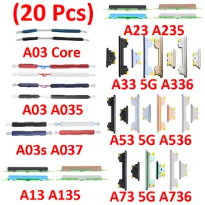 Se35abdcc111c4e1b8c78ae1798285c313_300x300q75 20 Phone Power Volume Button Samsung A03 Core A03s A13 A23 A33 A53 A73 5G BackShell External On Off Side Key Button Bangladesh (New) - Image 1