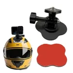 Adhesive Helmet Mount Kit Insta360 X5 X4 GoPro Hero 13 12 11 10 9 8 DJI Action 6 5 4 Universal Sports Camera Base Accessory Bangladesh (New)