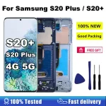 Super AMOLED LCD Samsung Galaxy S20 Plus 4G 5G LCD Display Touch Screen Digitizer Samsung S20+ SM G985 SM G986 LCD Bangladesh (New)