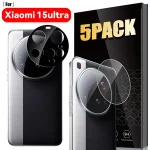 1 5PACK Camera Lens Protector Film Xiaomi 15 Ultra Tempered Glass Back Camera Lens Cover Protective Films Xiaomi 15Ultra Bangladesh (New)