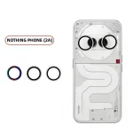 Rear Camera Protector Glass Nothing phone 2A 5G Metal Ring Camera Protectors Nothing phone (2a) Lens Film Glass Bangladesh (New)