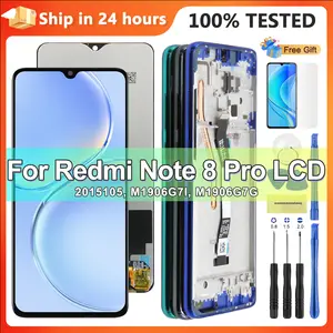 Sea14629479f34254a2367efce139821dg_300x300q75 6.53'' 100% Tested Display Xiaomi Redmi Note 8 Pro 2015105 M1906G7I Lcd Display Touch Screen Redmi Note 8 Pro with Frame Bangladesh (New) - Image 1