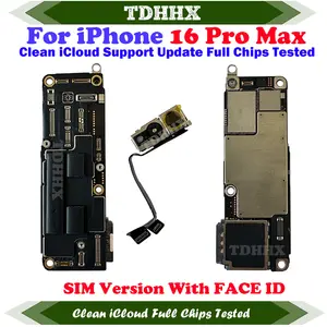 Seb7f375e276940caa5c9b6ef9ac2914bD_300x300q75 iPhone 16 pro Max/16Pro Motherboard iOS Update Support Clean iCloud Logic Board Chips Working Dual SIM China Version Bangladesh (New) - Image 1