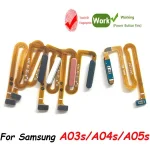 Home Button Samsung A03s A04S A05S Fingerprint Sensor Home Return Key Menu Power Button Flex Ribbon Cable Black White Blue Bangladesh (New)