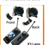 Suitable Insta360 X3 Front and Rear Camera Lens Modules Rear Lens Assembly Replacement Parts Bangladesh (New)