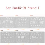 Amaoe Sam15 21 BGA Reballing Stencil Samsung S21 S22 S23 S24 S25 Ultra SM8650 Z Flip3 A33 A53 A13 A14 A54 A15 CPU Chip IC Bangladesh (New)
