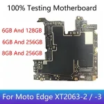 Original Moto Edge XT2063 2 XT2063 3 Motherboard Mobile Electronic Panel Mainboard Circuits With Chips Plate 6GB And 128GB Bangladesh (New)