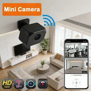Sf4425dabd92d4fe89308d5453f524076T_300x300q75 4K WiFi Security Camera Indoor Wireless Mini Home IP Camera APP Remote Monitor Night Vision Motion Detection 2 Way Audio 2026 Bangladesh (New) - Image 1