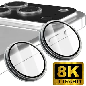 Sf53000d498944dc8b51757791a4e56dbk_300x300q75 1 3set 9H Metal Lens Tempered Glass Film iPhone 17 17Air 17Pro MAX Back Camera Lens Screen Protectors Metal Ring Caps Bangladesh (New) - Image 1