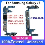 64GB Unlocked Samsung Galaxy J7 J730F J700F SINGLE SIM Motherboard Main Logic Board Chips CLEAN IMEI Good Working Bangladesh (New)