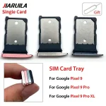 1 SIM Card Tray Google Pixel 9 9Pro 9 Pro XL Sim Single Tray Chip Slot Drawer Holder Adapter Replacement Parts Bangladesh (New)