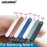 Aocarmo Samsung Galaxy Note 9 N960 N960F Note9 Dual Single Sim Card Tray MicroSD Holder Slot Replacement Part Bangladesh (New)