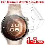 Hydrogel Film Huawei Watch 5 42mm 46mm Screen Protector Soft TPU Films Watch Accessories Huawei Watch 5 Protective Cover Bangladesh (New)