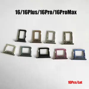 Sf8739bad91a34dcea2c731a138e8de73Q_300x300q75 10 BackShell SIM Card Tray Repair Parts iPhone 16 Pro Max 16 Plus SIM Tray Card Slot Holder Replacement Bangladesh (New) - Image 1