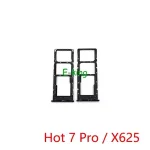 infinix Hot 7 8 Pro Lite X625 X650C X650 Sim Card Slot Tray Holder Sim Card Reader Socket Bangladesh (New)