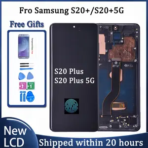 Sfef142ec47c24da1b7e42f961e2653a35_300x300q75 6.7 AMOLED LCD Samsung S20 Plus LCD Display Touch Screen With Frame Samsung S20+ 5G G985F/DS G986B LCD Display Bangladesh (New) - Image 1