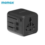 MOMAX UA19 1-World Universal Travel Adapter for Dual AC Outlets (Over 180 Countries) (New)