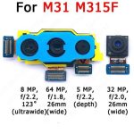 Samsung Galaxy M31 Back Real Front Facing Camera