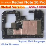 Xiaomi Redmi Note 10 Motherboard Electronic Panel Circuits Unlocked Mainboard 6/128