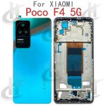 Xiaomi Poco F4 Battery Door Panel Rear Housing Case Replacement Middle Frame
