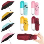 7″ Mini Folding Capsule Umbrella With Cute Capsule Case