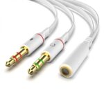 3 5mm Headphone Microphone Stereo Audio Splitter